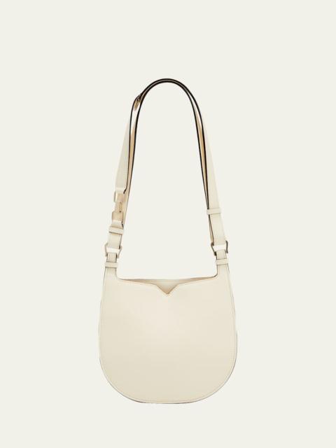 Valextra The Hobo Weekend Small Saddle Bag