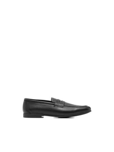 Canali penny leather loafers