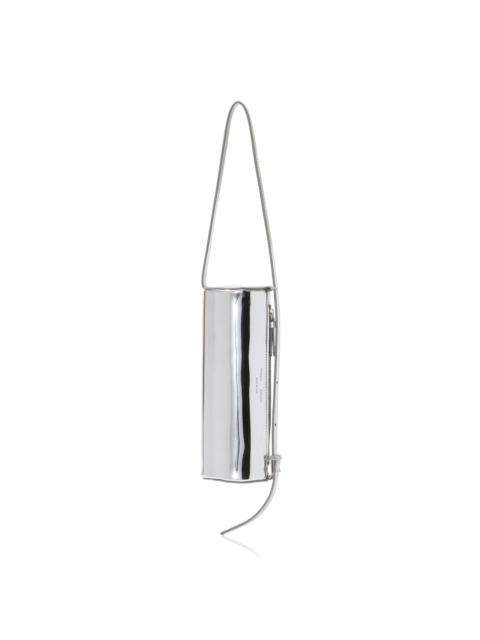 Proenza Schouler Silo Soft Mirrored Fabric Shoulder Bag silver