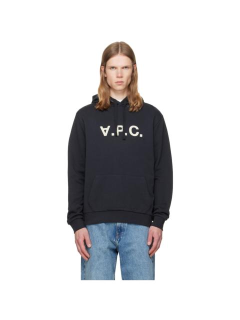 A.P.C. Black Standard Grand 'VPC' Hoodie