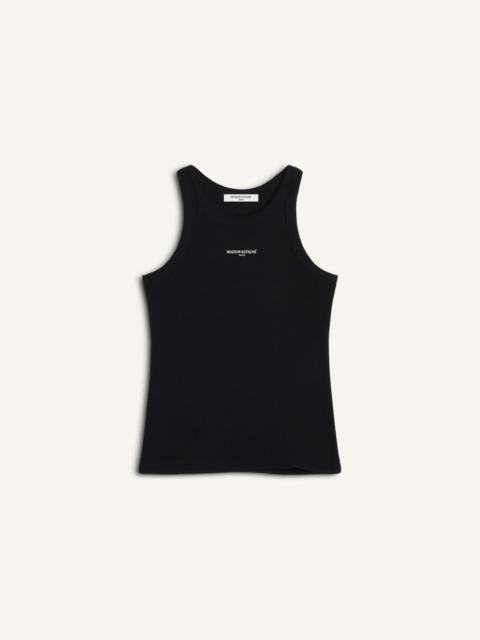 Maison Kitsuné MAISON KITSUNE PARIS RIBBED TANK TOP