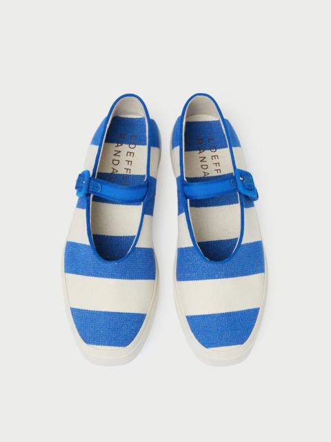 LOEFFLER RANDALL Cooper Blue Striped Mary Jane Sneaker