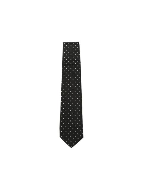Junya Watanabe MAN x Comme des Garçons polka-dot silk tie