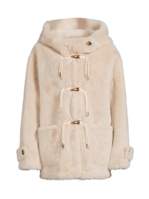 KOBI HALPERIN Women's Rosie Faux-Fur Coat - Oatmeal