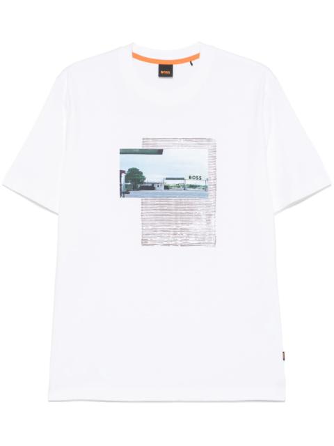 BOSS Photograph-print T-shirt