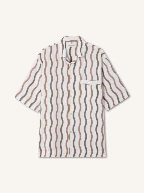 FRESCOBOL CARIOCA LA MARZOCCO CASSIO LINEN-BLEND PYJAMA SHIRT