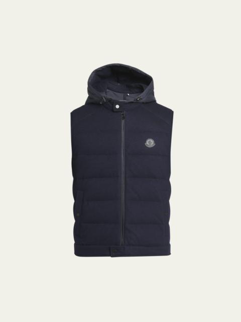 Moncler Men's Rezila Cashmere Down Vest