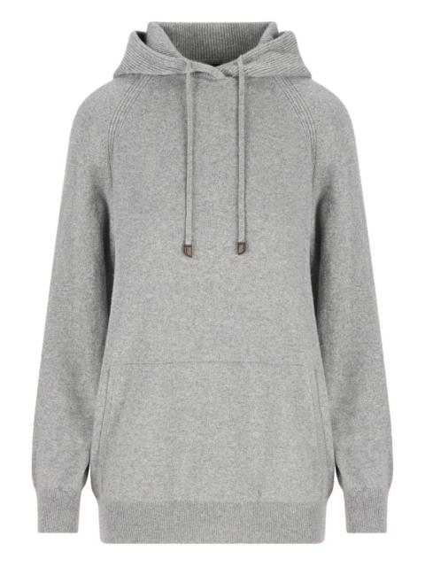 Loro Piana Merano ribbed-detailed hoodie