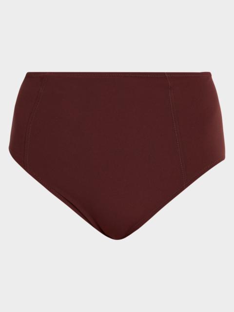 ULLA JOHNSON Zahara High-Waist Bikini Bottoms