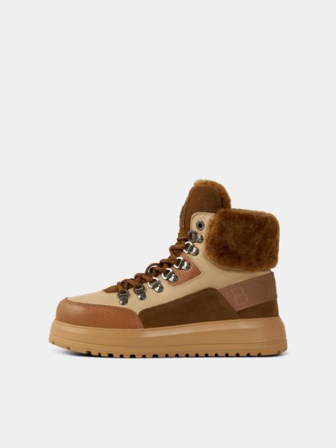 BOGNER Antwerp High-top sneakers in Cognac/Beige