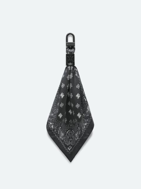 AMIRI SILK BANDANA KEYCHAIN