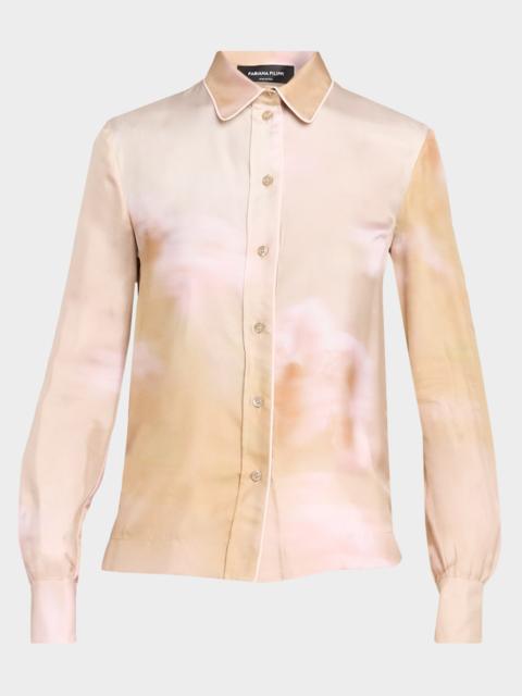 FABIANA FILIPPI Satin Jersey Shirt
