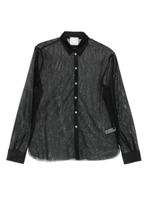 forte_forte semi-sheer shirt
