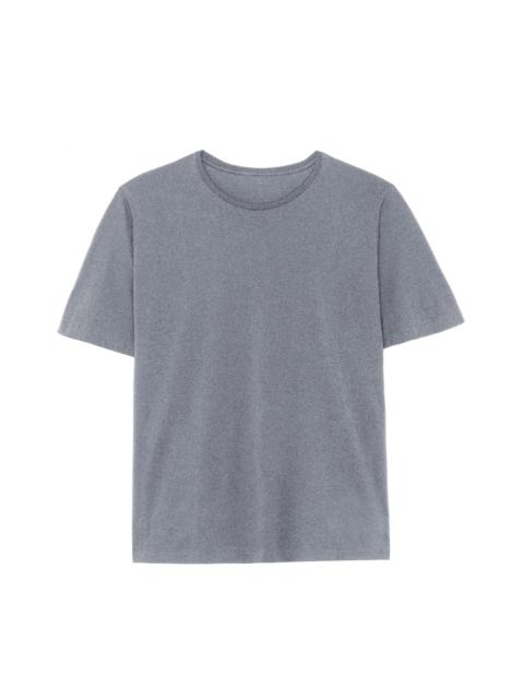 The Frankie Shop Harper Soft Organic T-Shirt - Dark Grey Melange