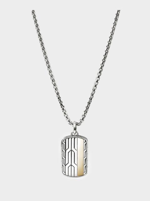 JOHN HARDY John Hardy 14K Gold Icon 50 Pendant Necklace