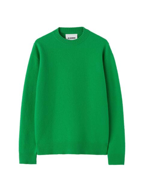 crew-neck wool jumper
