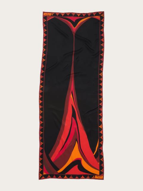PUCCI FARI PRINT CREPE DE CHINE STOLE
