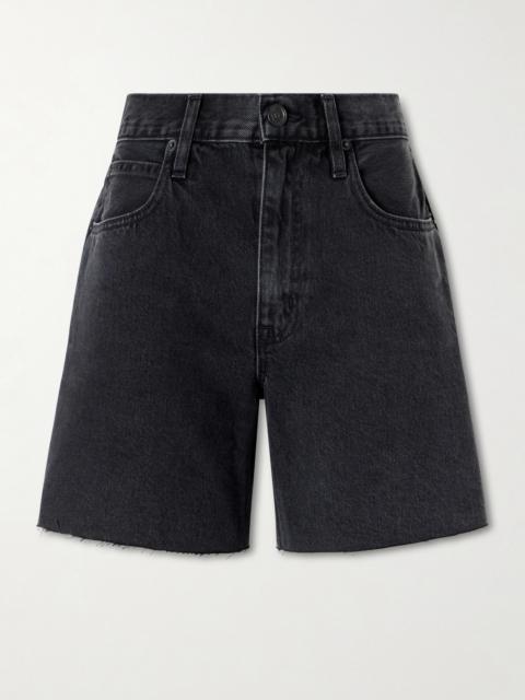 SLVRLAKE Sienna Frayed Denim Shorts