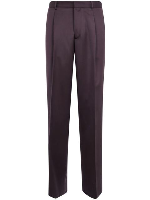 LARDINI Pants Regular Fit Knit "Acmigio. Acif67442 460 Brown"