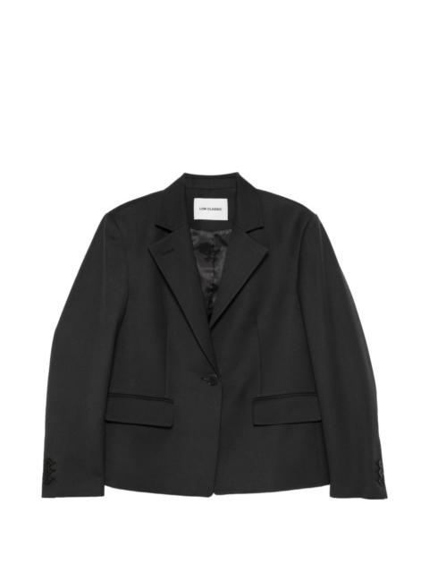 LOW CLASSIC notched-lapel button-fastening blazer