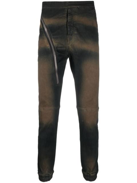 Rick Owens DRKSHDW asymmetric skinny trousers