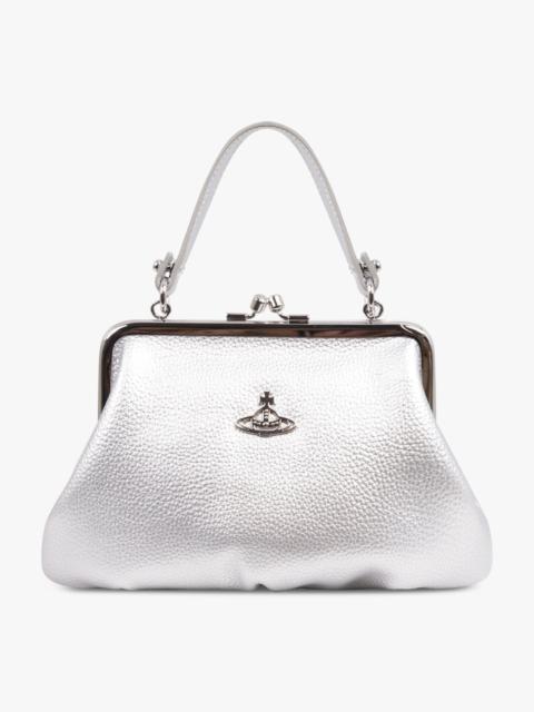 Vivienne Westwood GRANNY FRAME OUTLINE ORB PURSE | SILVER