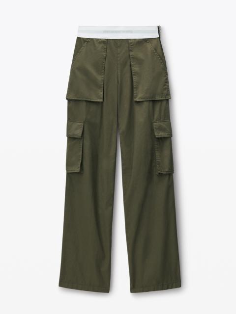 Mid-Rise Cargo Rave Pants