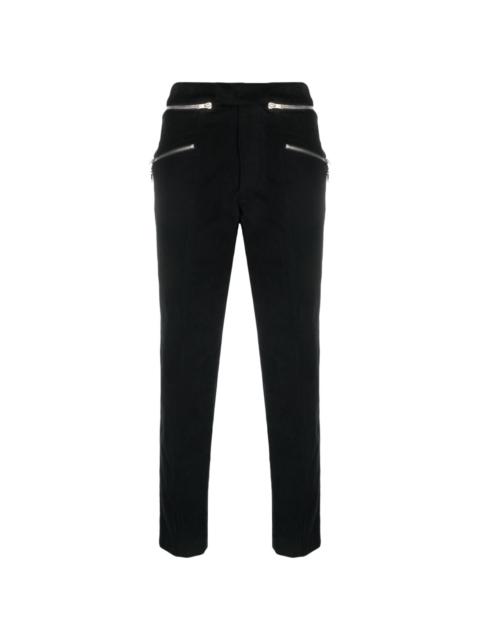 Izis slim-cut cotton trousers