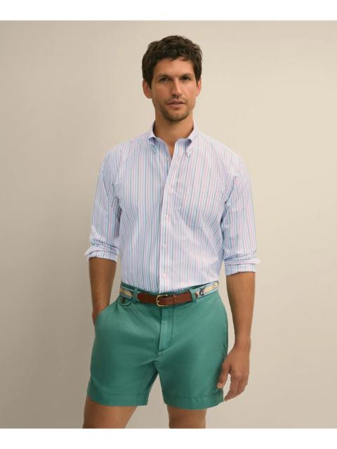 Brooks Brothers Stretch Non-Iron Poplin Polo Button-Down, Sport Shirt