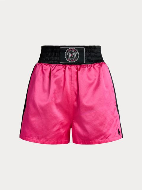 Polo Ralph Lauren Pink Pony Satin Boxing Short