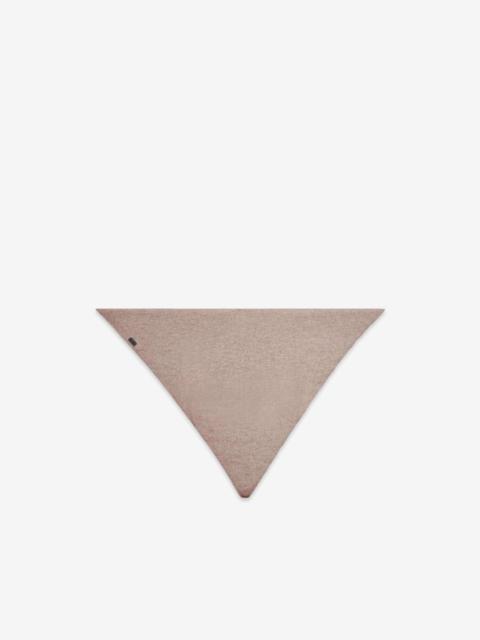 Brunello Cucinelli monili-embroidered triangular scarf