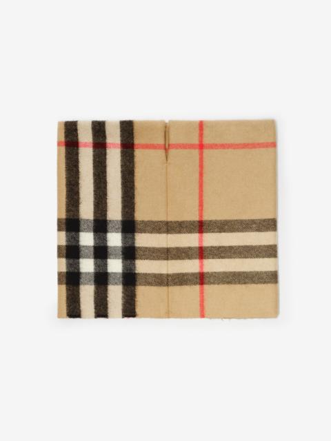 Burberry Check Cashmere Snood
