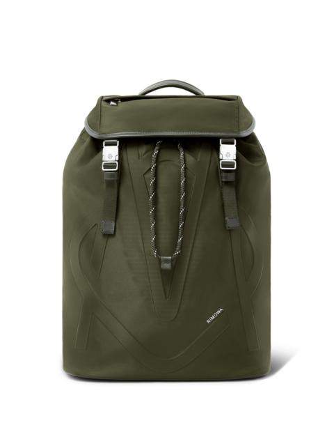 Signature - Nylon Flap Backpack Large