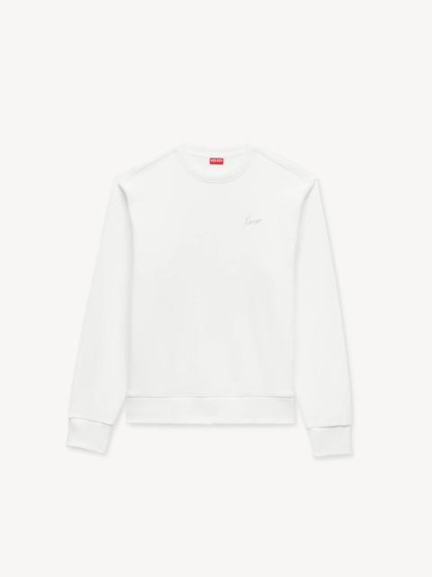 KENZO 'KENZO Signature' embroidered sweatshirt in cotton