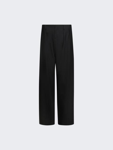 David Koma Double Pleated Tailored Trousers Black