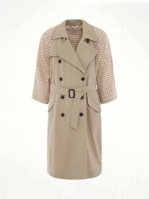Maison Margiela Double Breasted Trench Coat in Sand