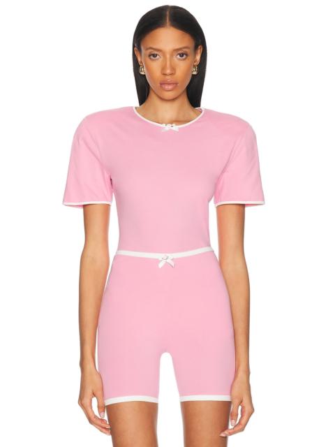 ROWEN ROSE Puff Sleeve Top