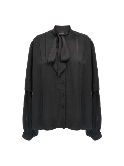 bow-tie blouse