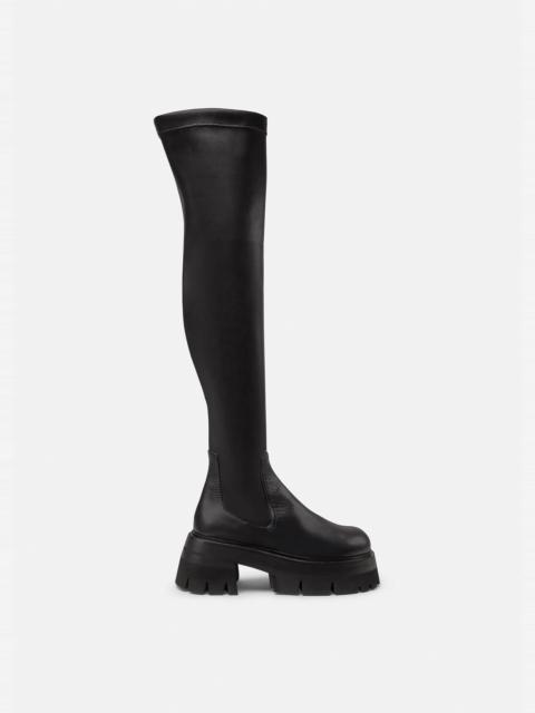 VERSACE Leonidas Thigh-High Boots