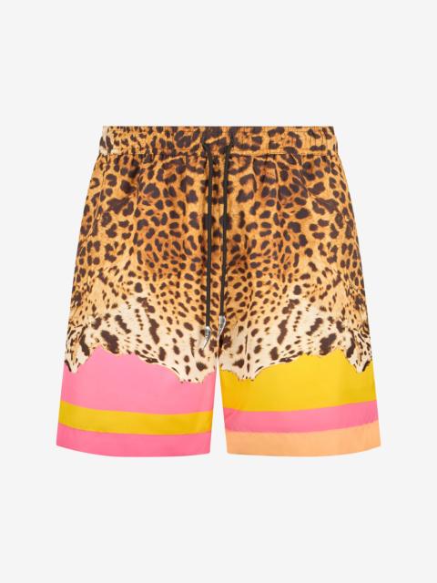 Roberto Cavalli Swimsuit with Pop Horse Print