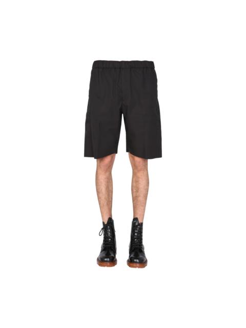 Alexander McQueen Gabardine Bermuda