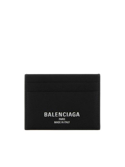BALENCIAGA logo-print card holder