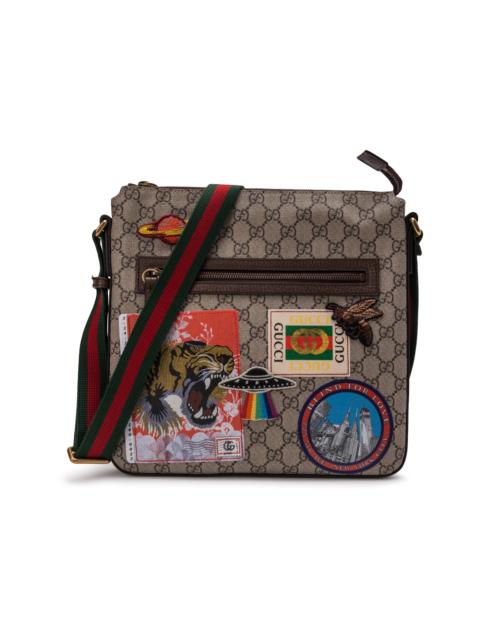 GUCCI Gucci Courrier Messenger GG Supreme Brown