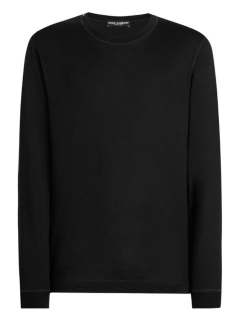 Dolce & Gabbana long-sleeve cotton T-shirt