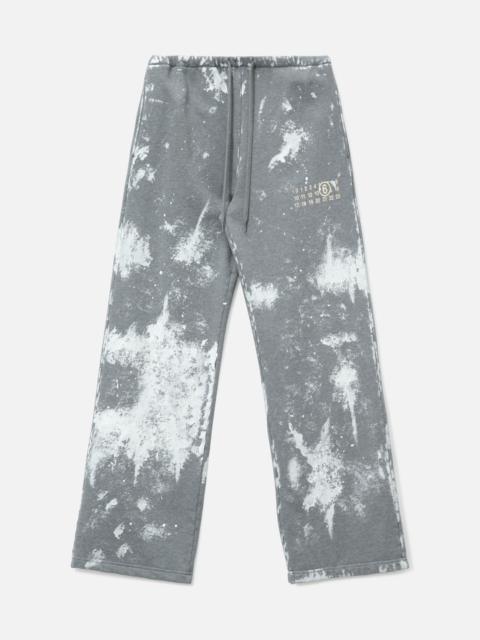 MM6 Maison Margiela NUMERIC SIGNATURE SPRAY SWEATPANTS