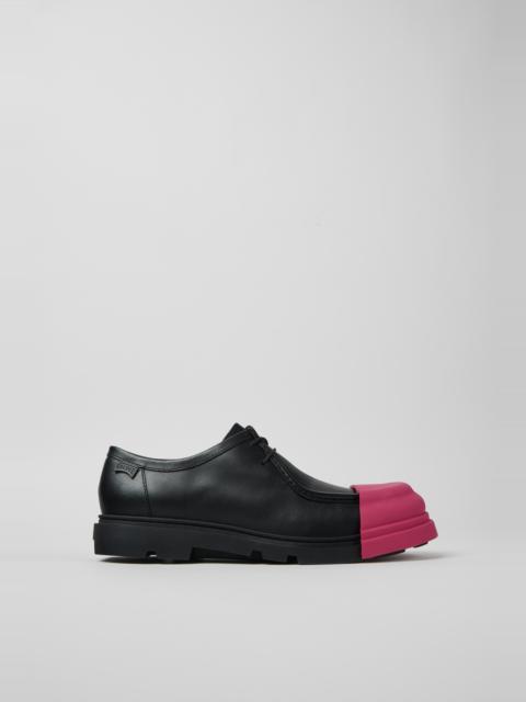 CAMPER Junction Black Leather Shoes for Men.