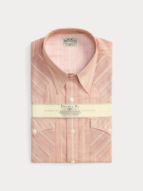 RRL by Ralph Lauren Slim Fit Stripe-Print Western Shirt