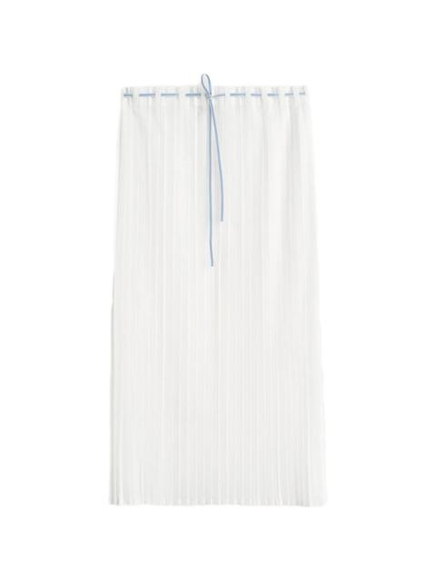 TOTEME pleated midi skirt