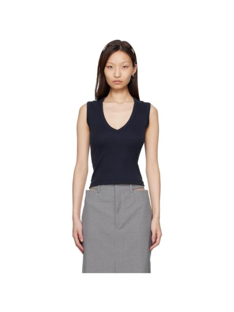 FLORE FLORE Navy Dewi Tank Top