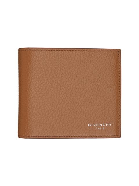 Givenchy Brown Grained Leather Wallet